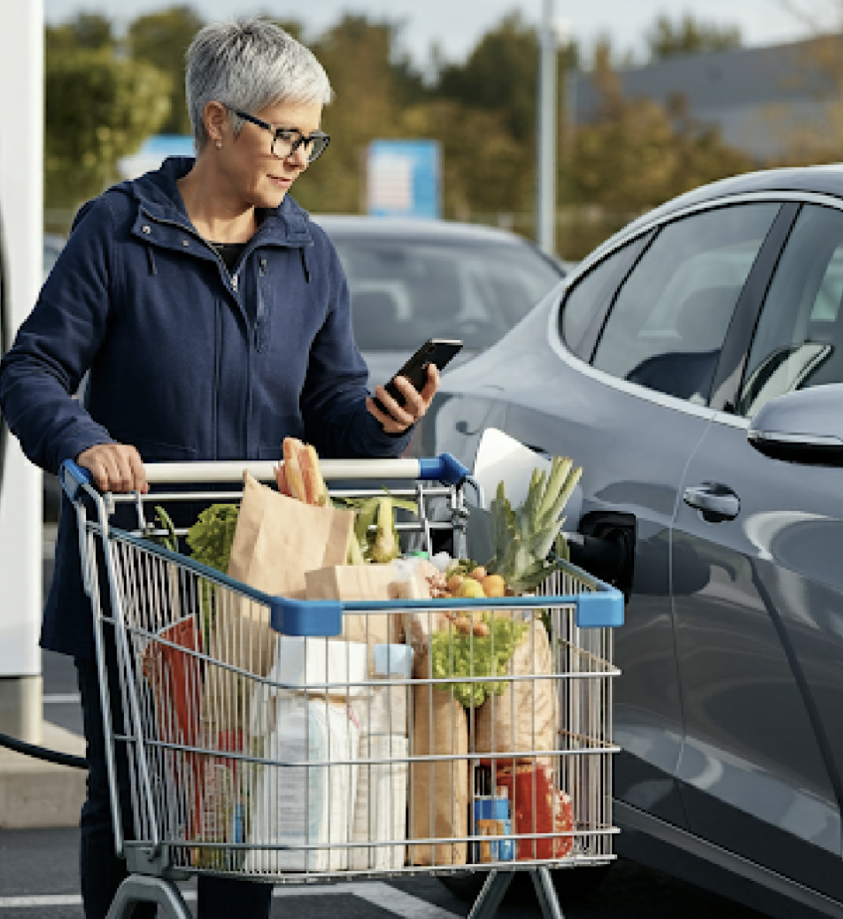 Recharge pendant les courses